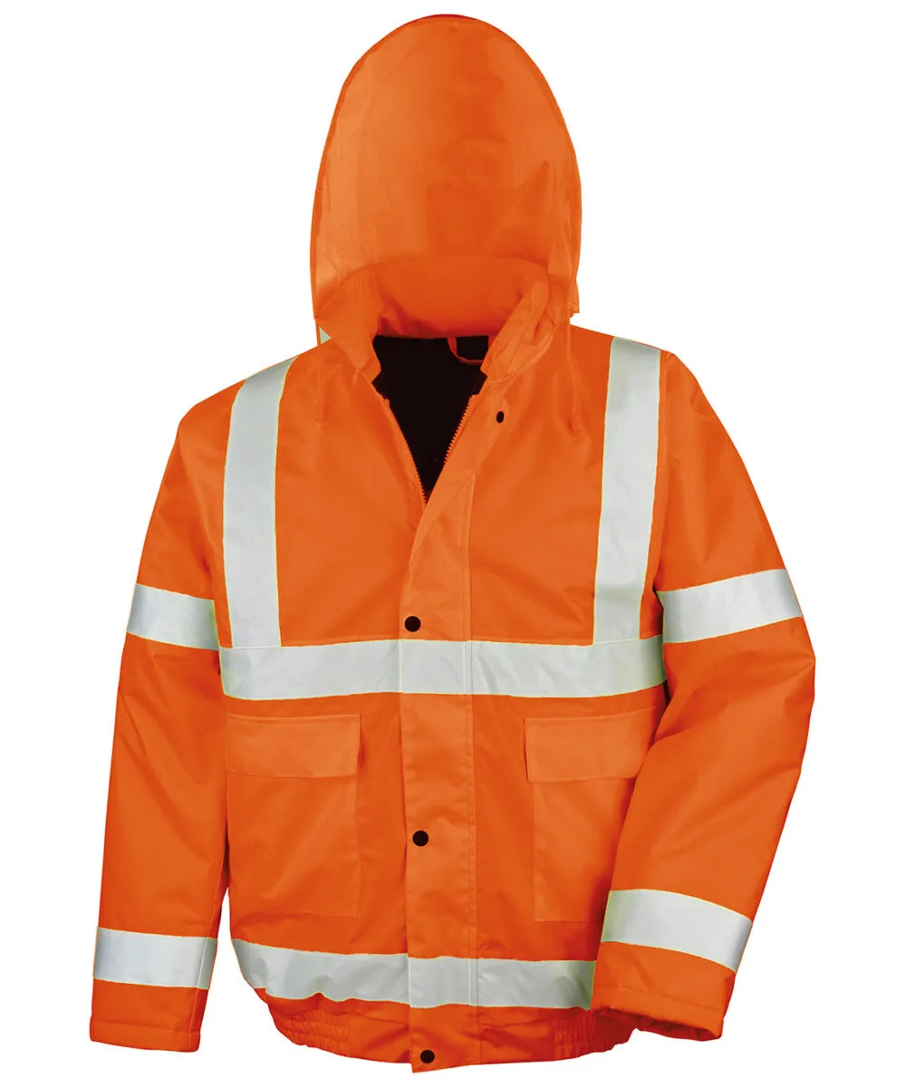 Core high-viz winter blouson in Orange