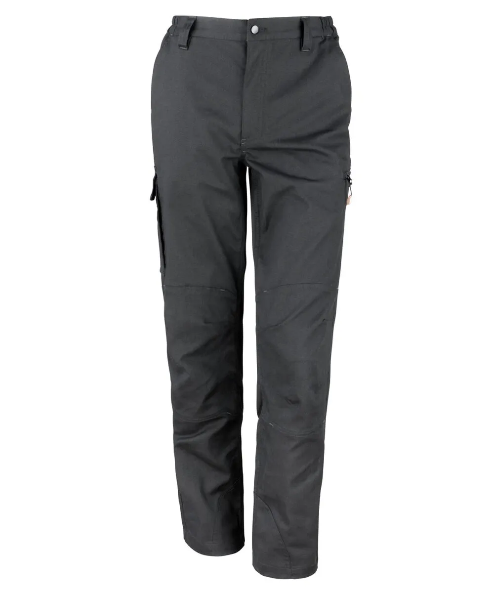Work-Guard Sabre stretch trousers in Black