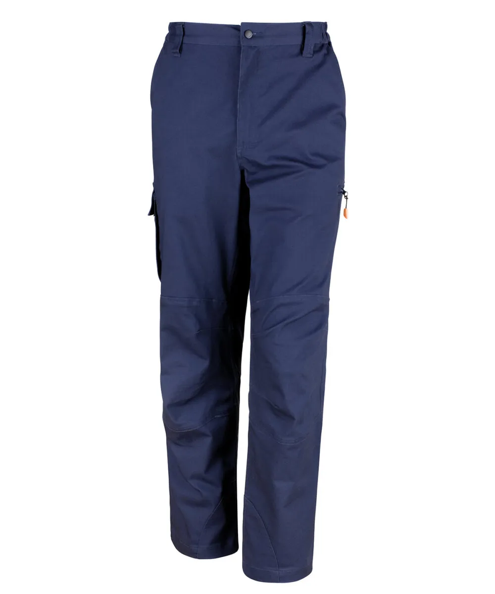 Work-Guard Sabre stretch trousers in Navy