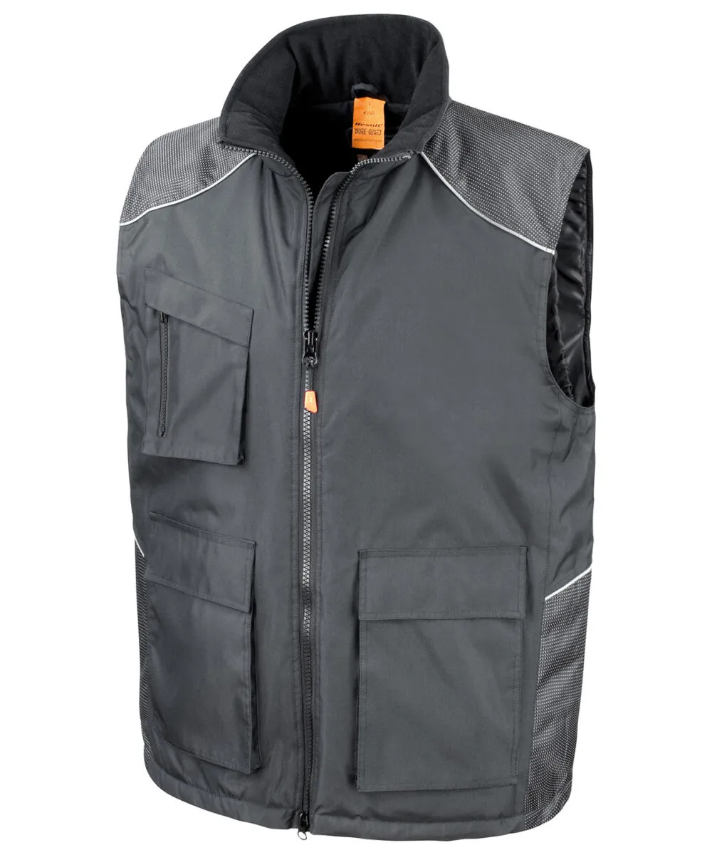Work-Guard Vostex bodywarmer in Black