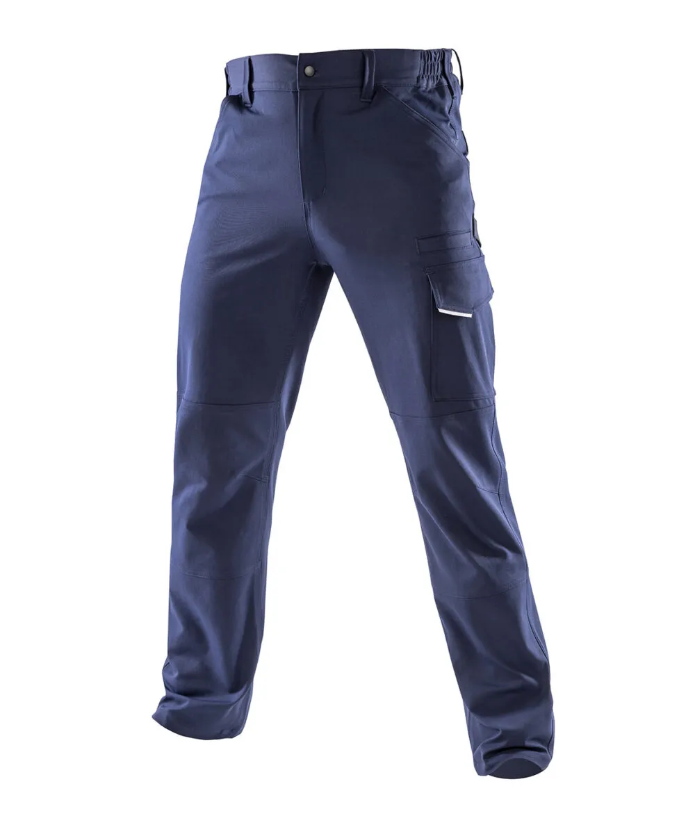 Work-Guard recycled dynamic stretch trousers in Navy