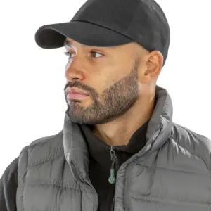 Low-profile heavy brushed cotton cap