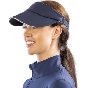 Herringbone sun visor with sandwich peak
