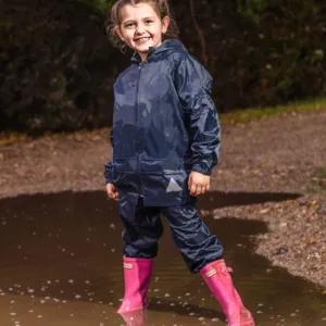 Junior waterproof jacket and trouser set