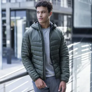 Loftlite hooded baffle jacket