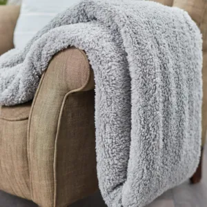The Ribbon teddy bear fabric throw