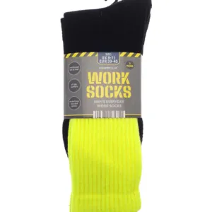 Men’s 3-pack work socks (recycled cotton)