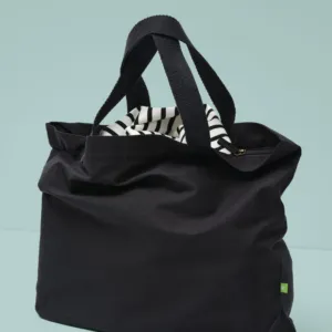Elba organic canvas premium zip tote