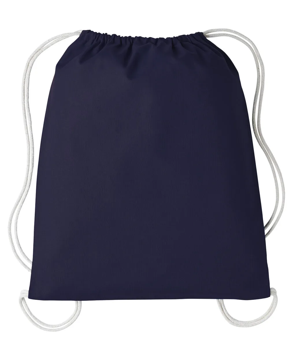 Gymsac with cords in French Dark Navy/Natural