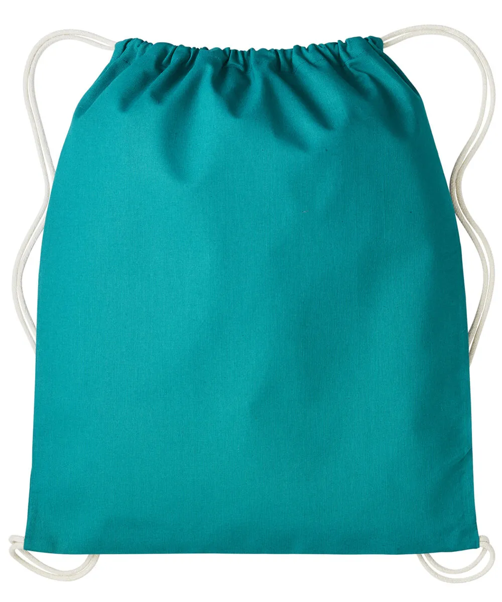 Gymsac with cords in Jade/Natural