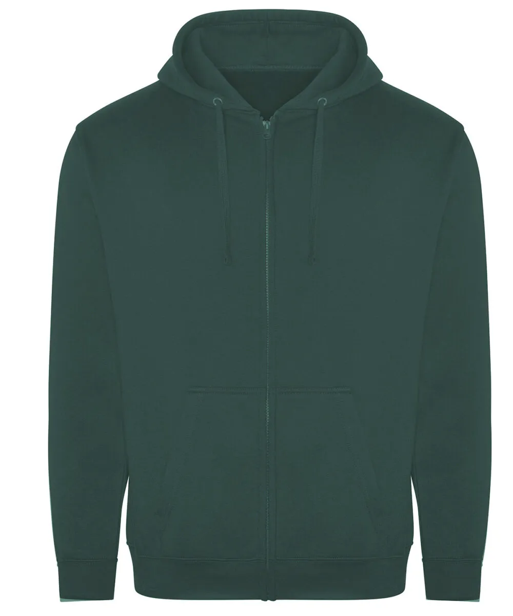 Pro zip hoodie in Bottle Green