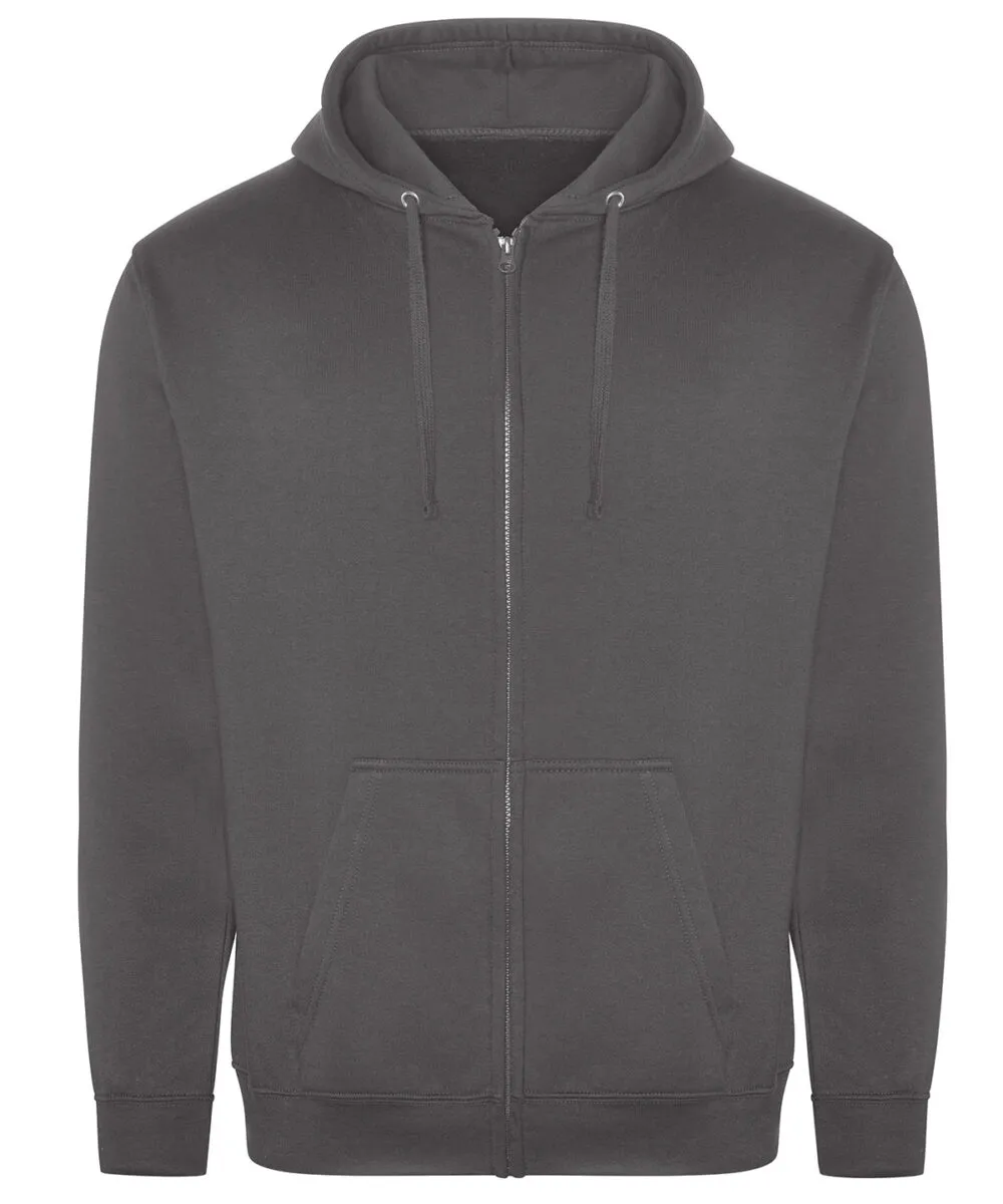 Pro zip hoodie in Charcoal