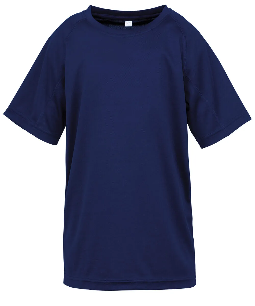 Junior performance aircool tee in Navy