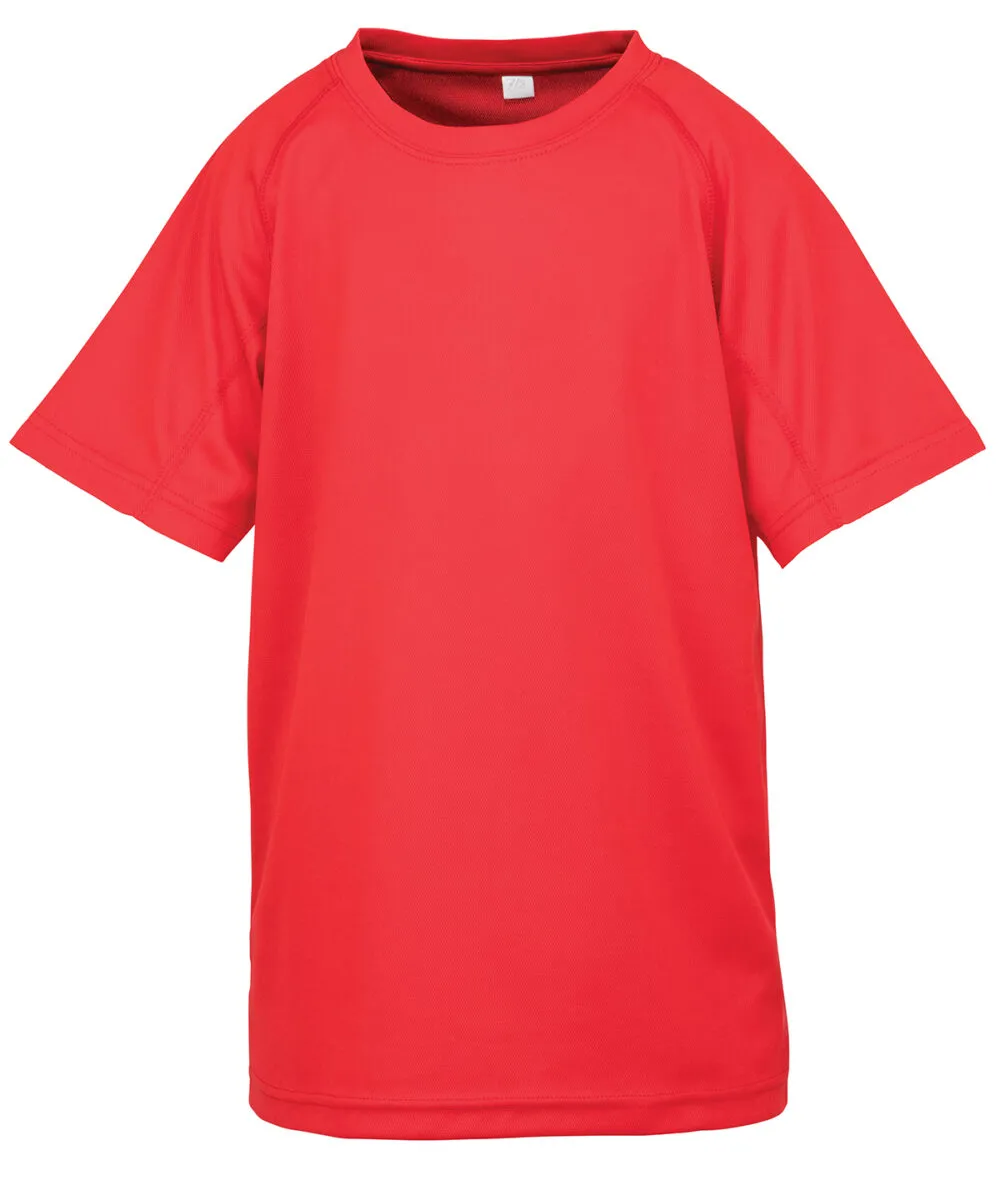 Junior performance aircool tee in Red