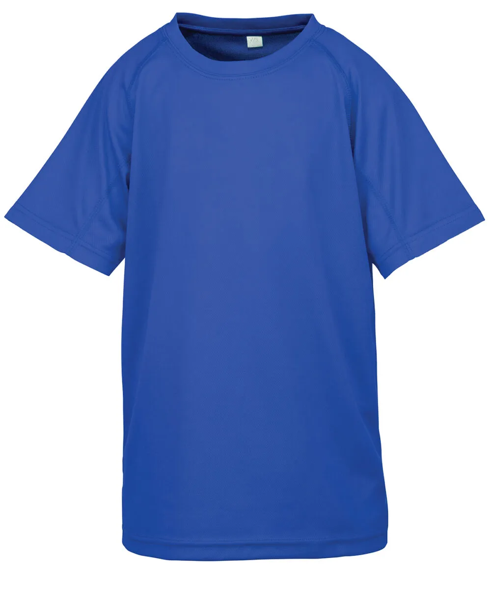 Junior performance aircool tee in Royal Blue