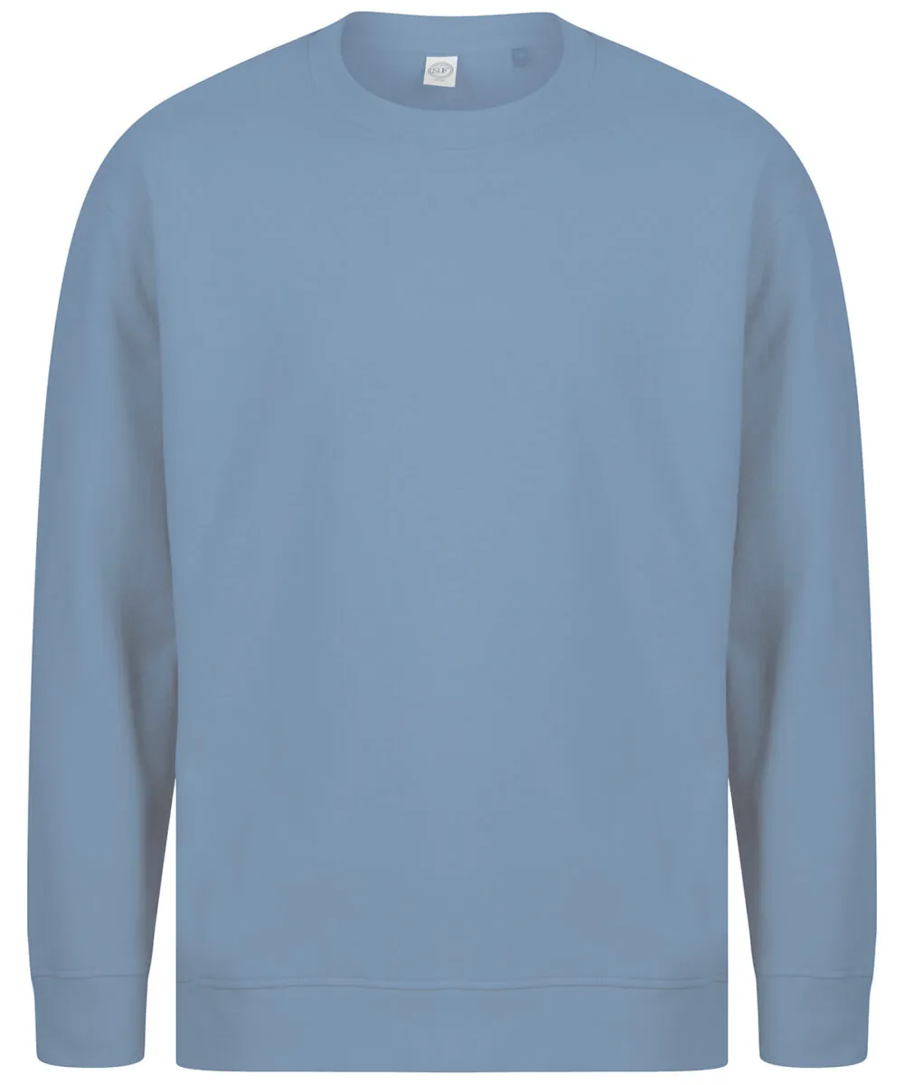 Unisex sustainable fashion sweat in Stone Blue