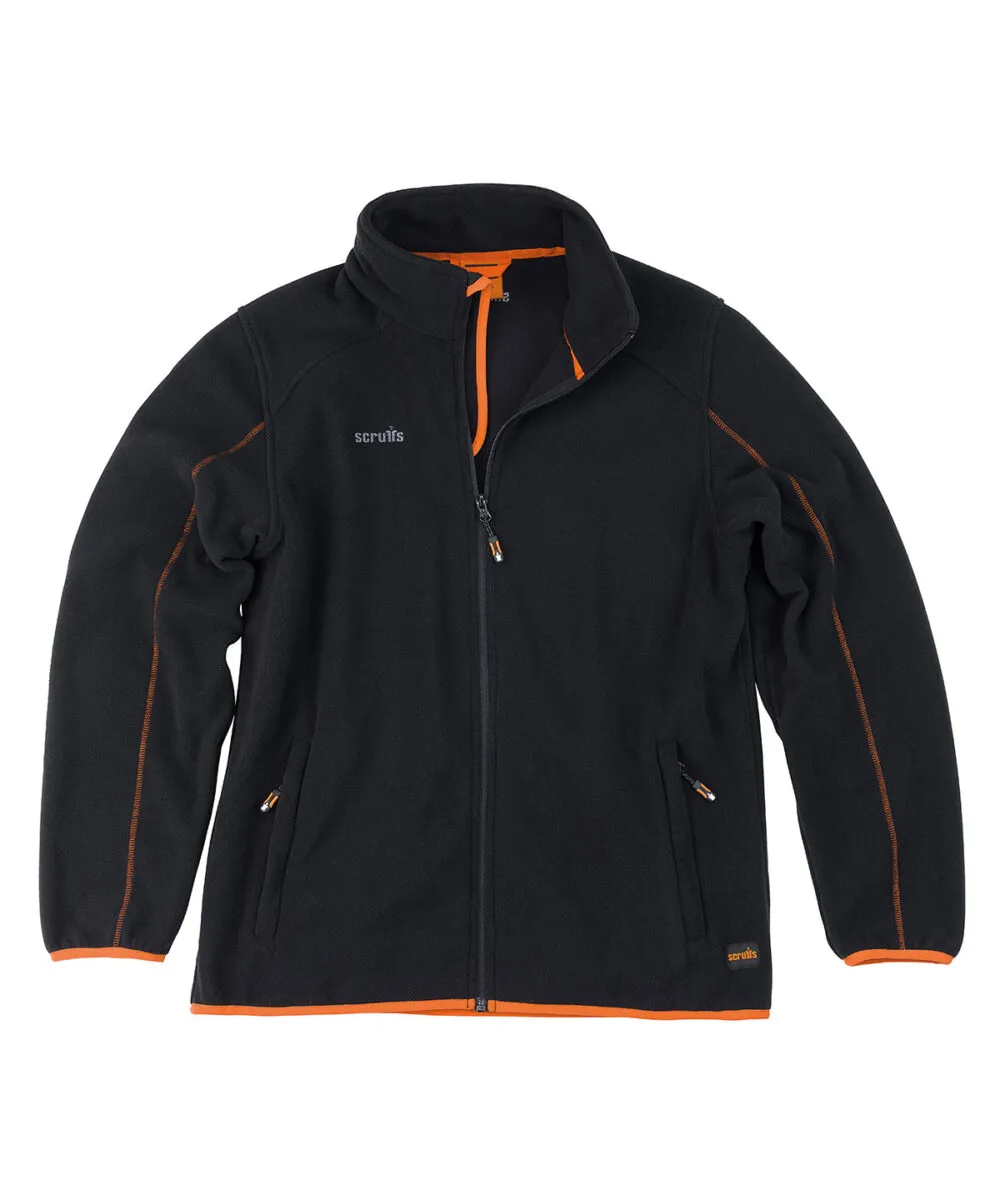 Harbour microfleece jacket in Black