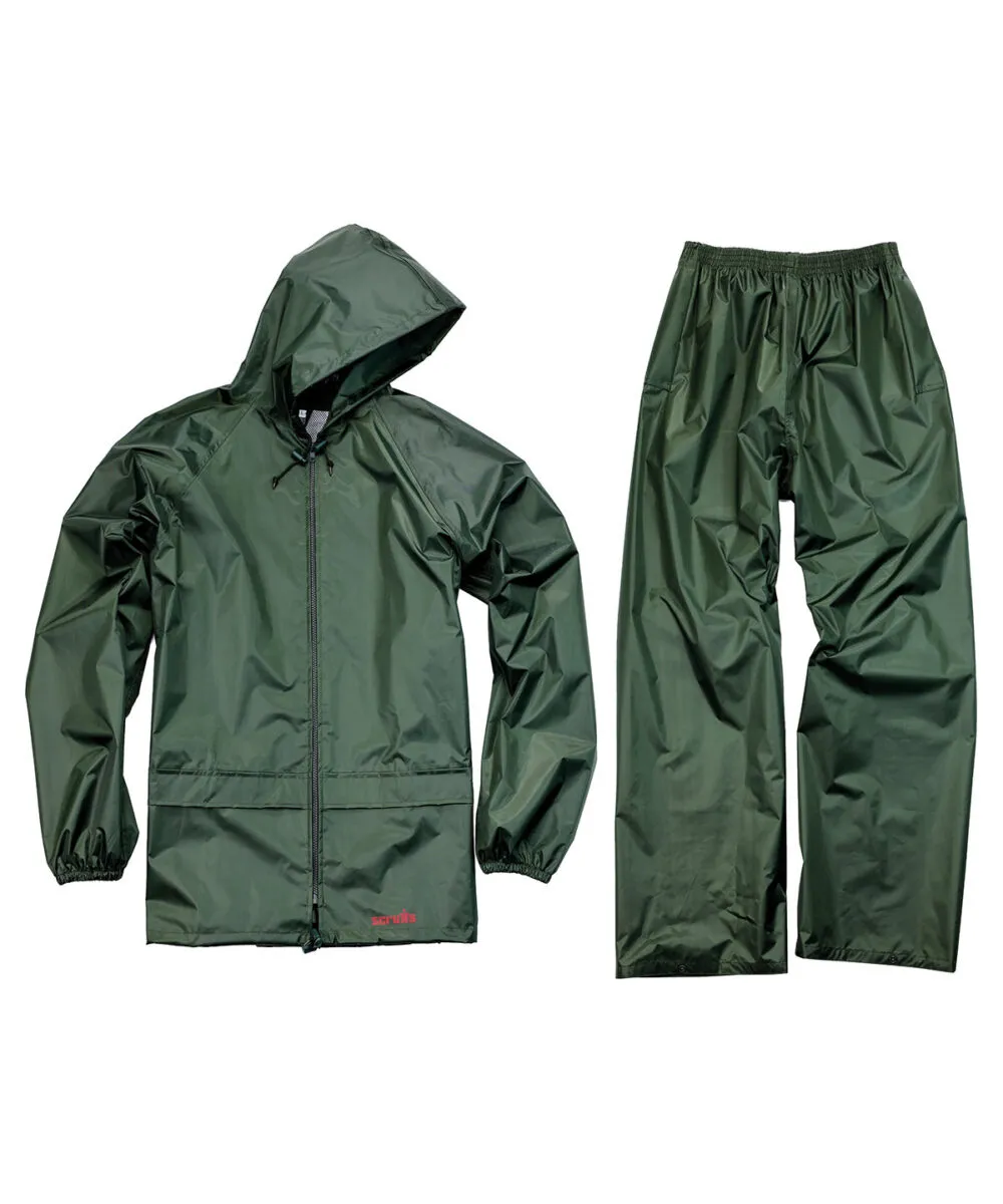2-piece waterproof suit in Green