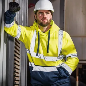High-visibility hoodie