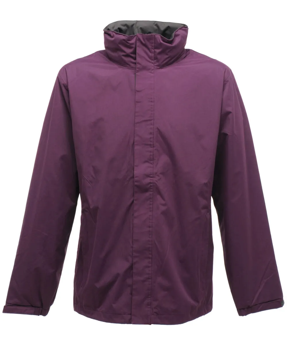 Ardmore waterproof shell jacket in Majestic Purple/Seal Grey