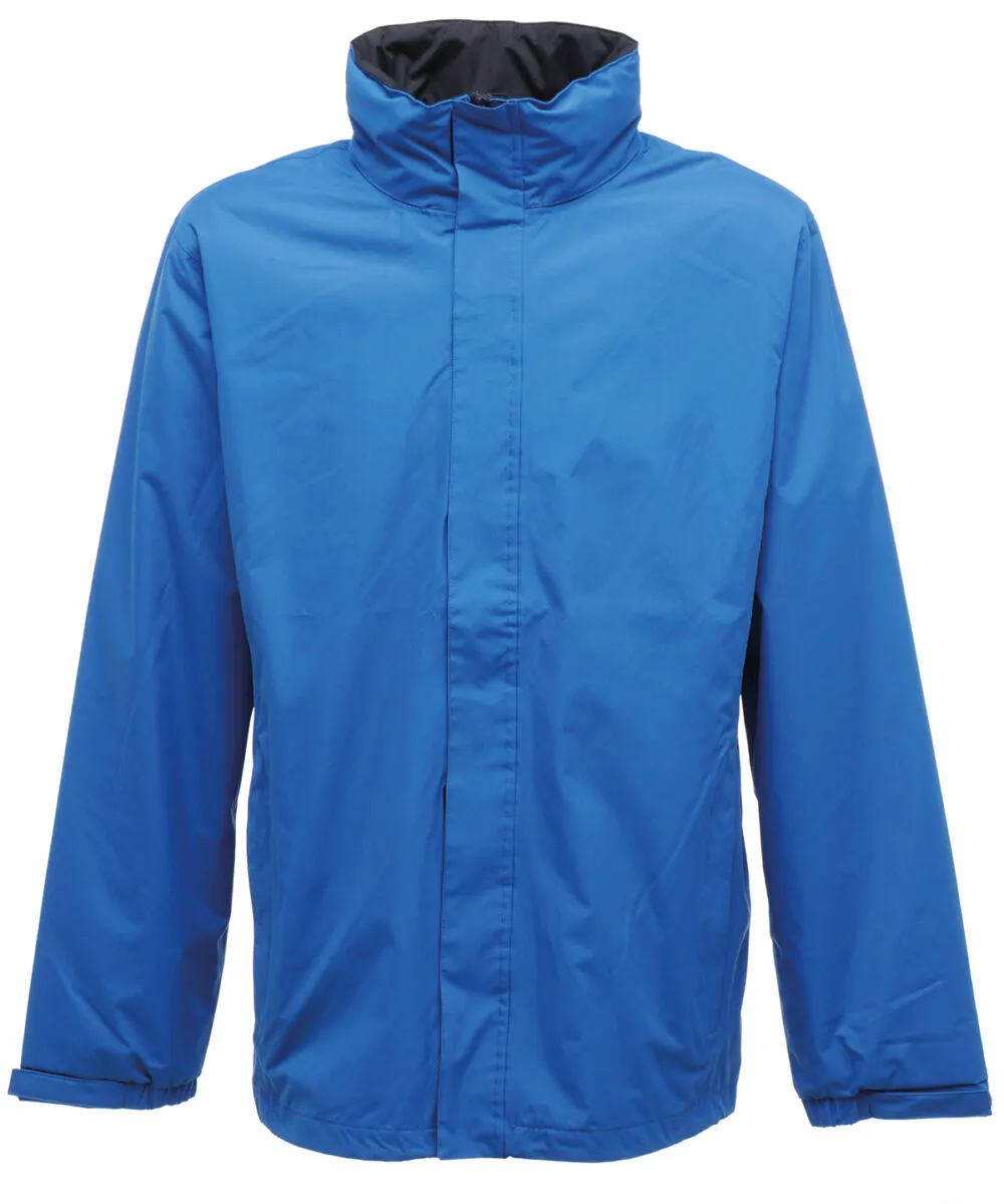 Ardmore waterproof shell jacket in Oxford Blue/Seal Grey