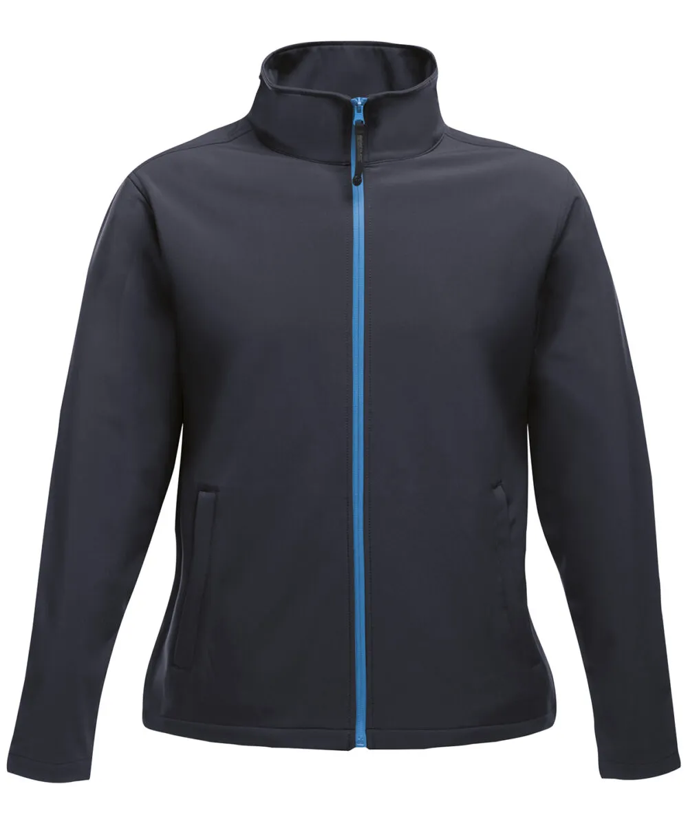 Women's Ablaze printable softshell in Navy/Fr Blue
