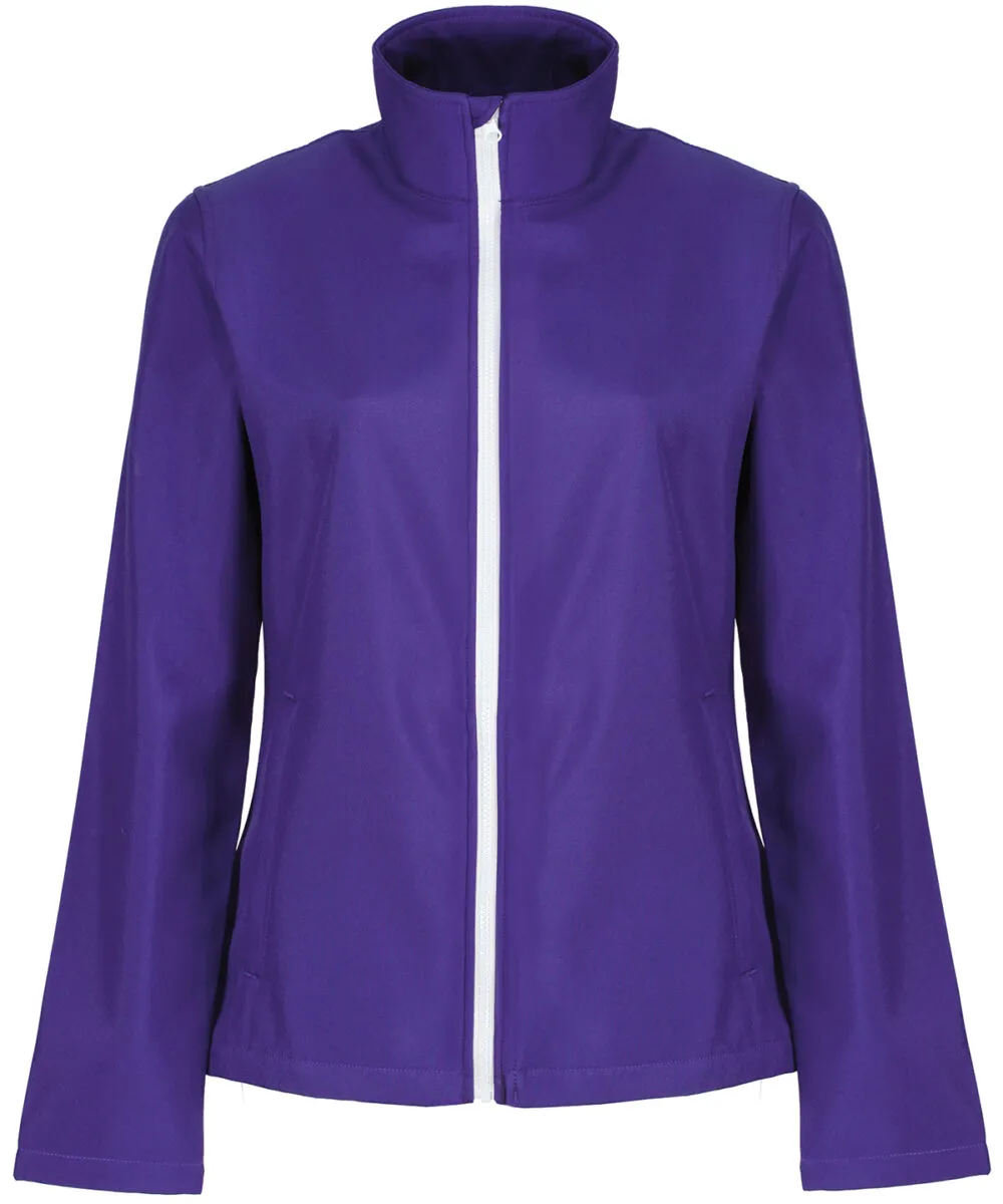 Women's Ablaze printable softshell in Vibrant Purple
