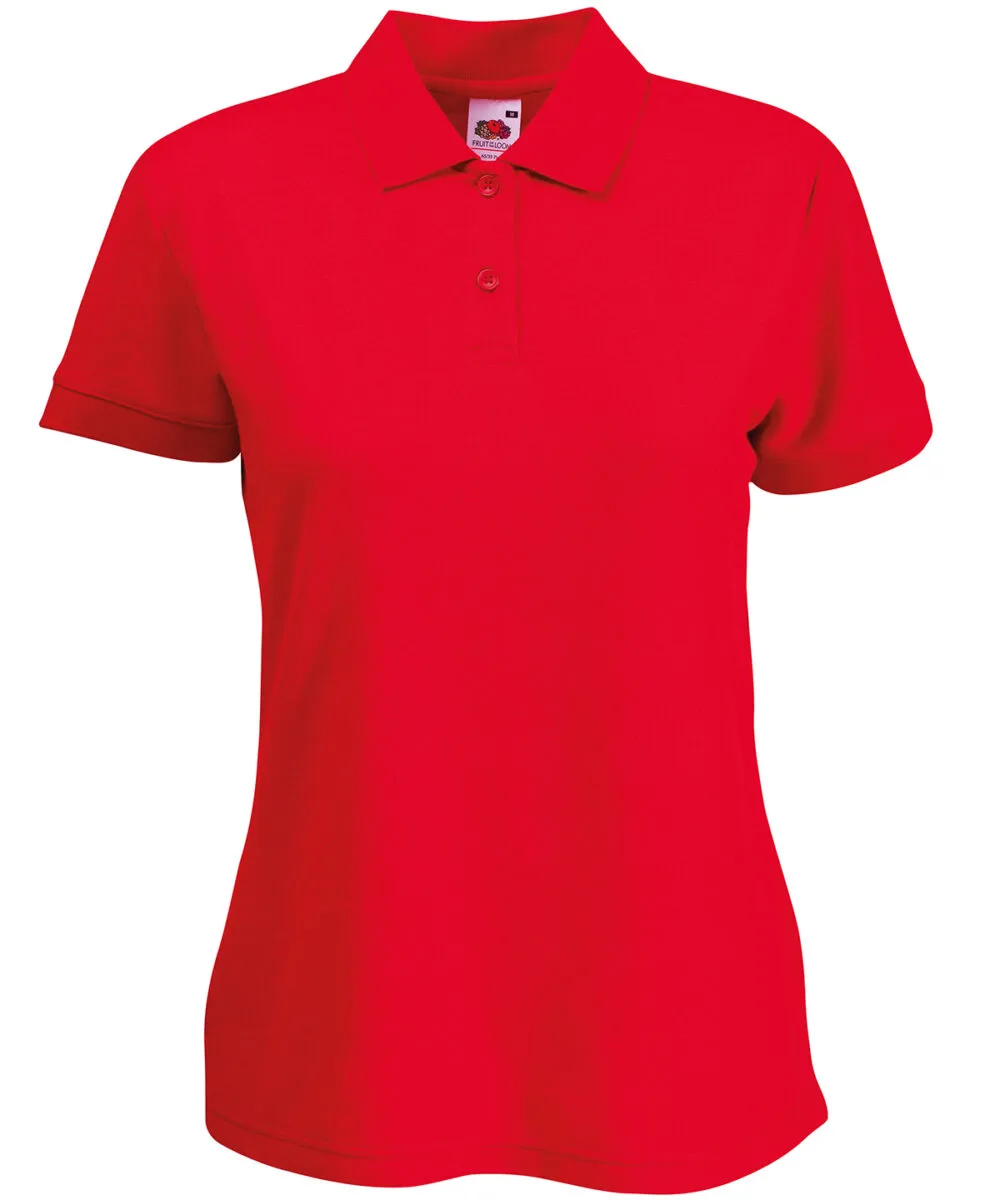 Women's 65/35 polo in Red