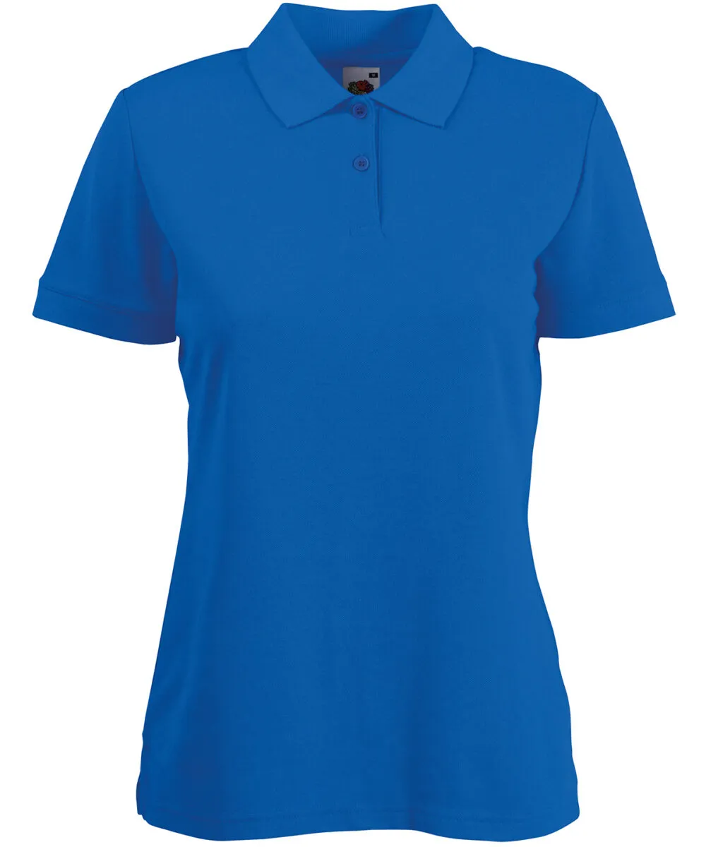 Women's 65/35 polo in Royal Blue