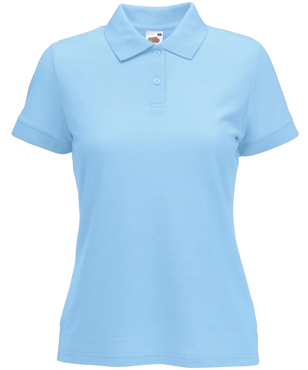 Women's 65/35 polo in Sky Blue