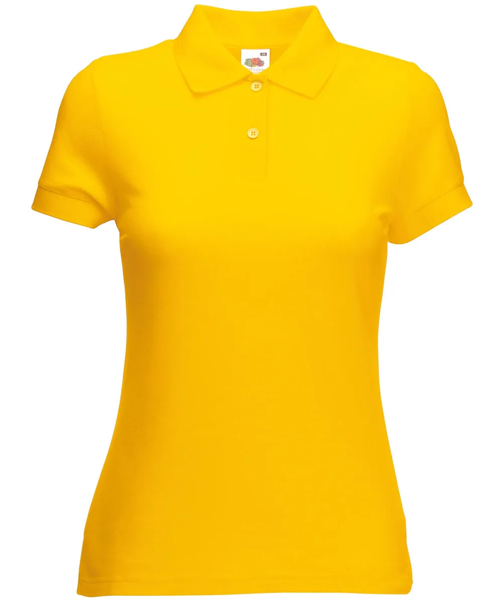 Women's 65/35 polo in Sunflower