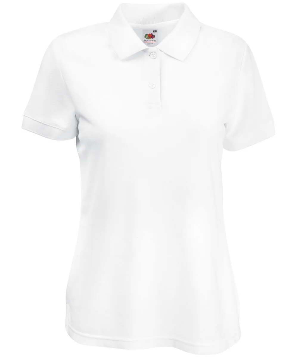 Women's 65/35 polo in White