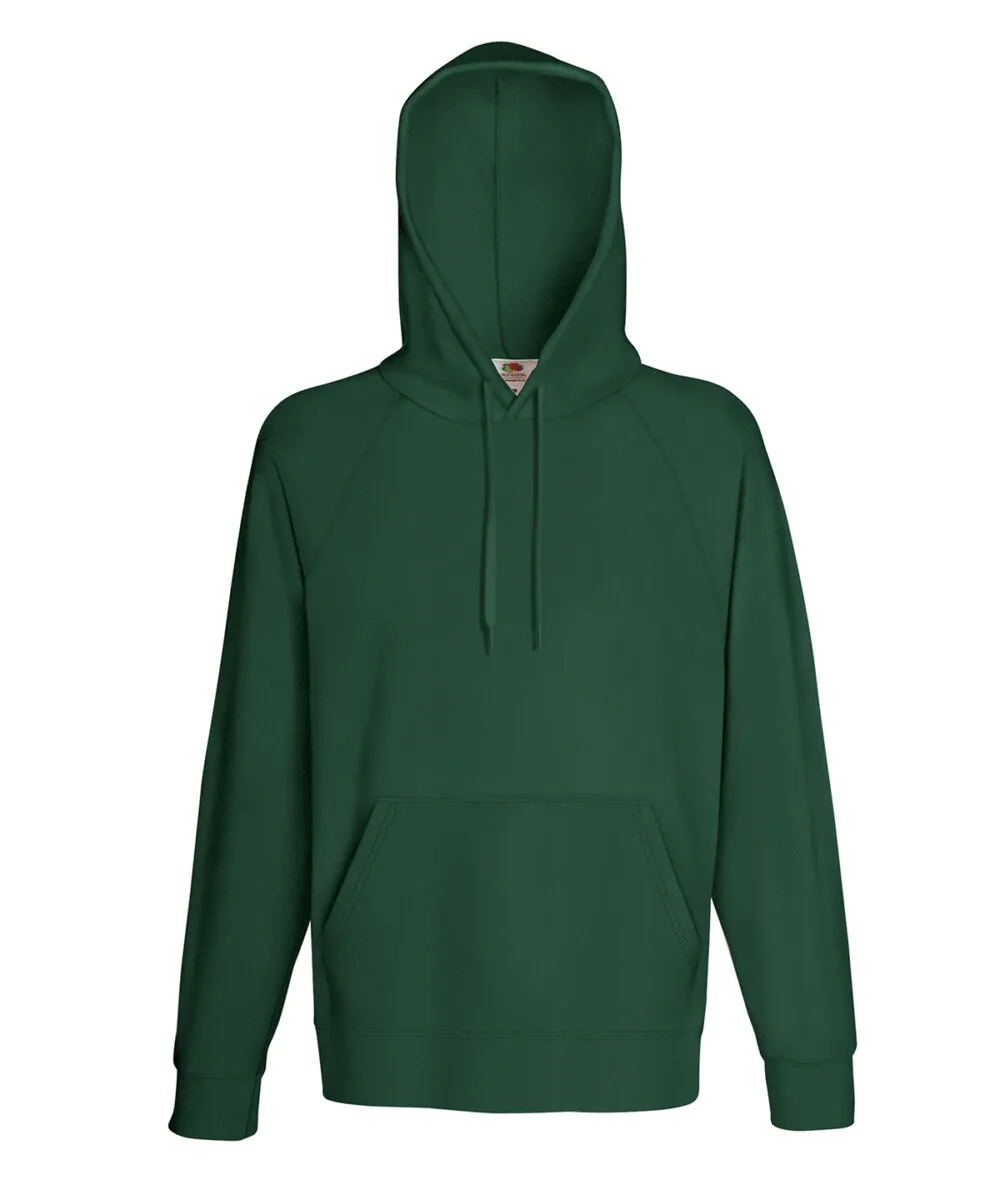 Lightweight hooded sweatshirt in Bottle Green