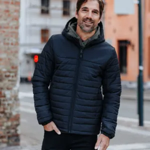 Nautilus quilted hooded jacket