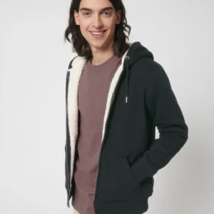 Unisex Hygger sherpa zip-through sweatshirt (STSU956)