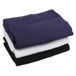 Printable border bath towel