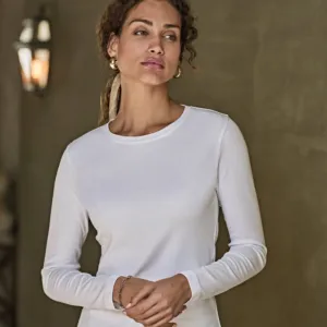 Women’s long sleeve interlock tee (590)