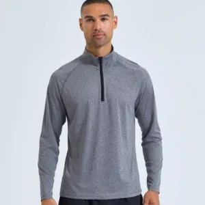 Men's TriDri® long sleeve performance ¼ zip top