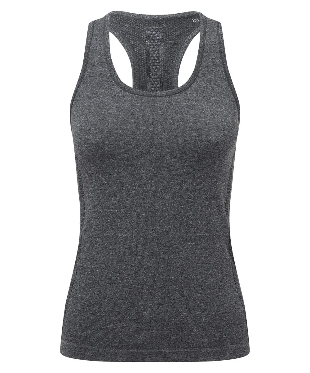 Women's TriDri® seamless 3D fit" multi-sport sculpt vest" in Black Melange