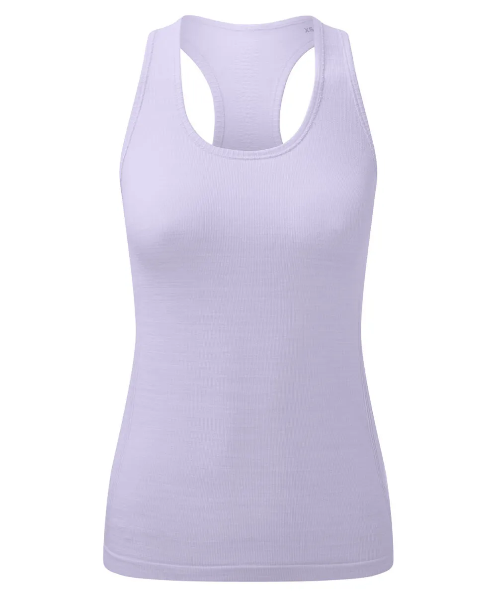 Women's TriDri® recycled seamless ''3D fit'' multi-sport flex vest in Lilac Melange