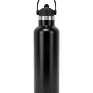 Tridri® vacuum sports water bottle with flip up straw