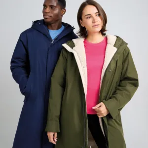 TriDri® Recycled all-seasons waterproof longline robe