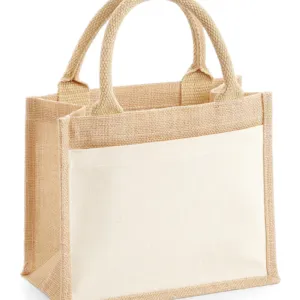 Cotton pocket jute gift bag