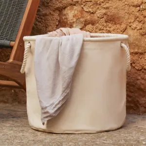 Heavy canvas storage trug