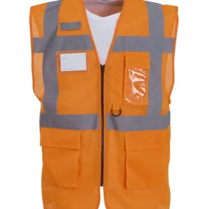 Hi-vis top cool open-mesh executive waistcoat (HVW820)