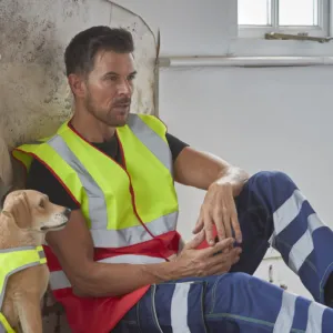 Hi-vis two-tone waistcoat (HVW122)