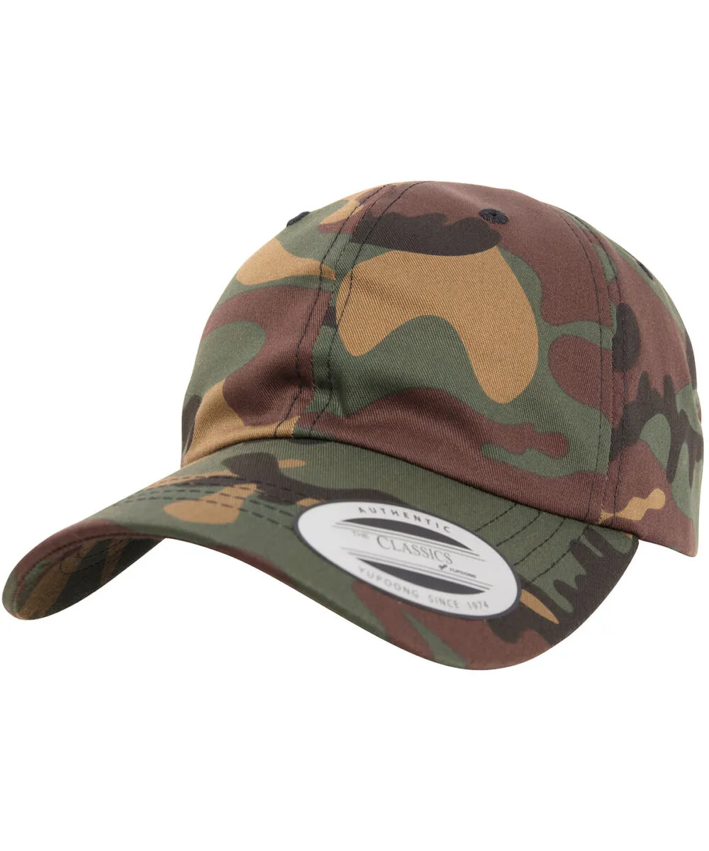 Dad hat baseball strap back (6245CM) in Green Camo