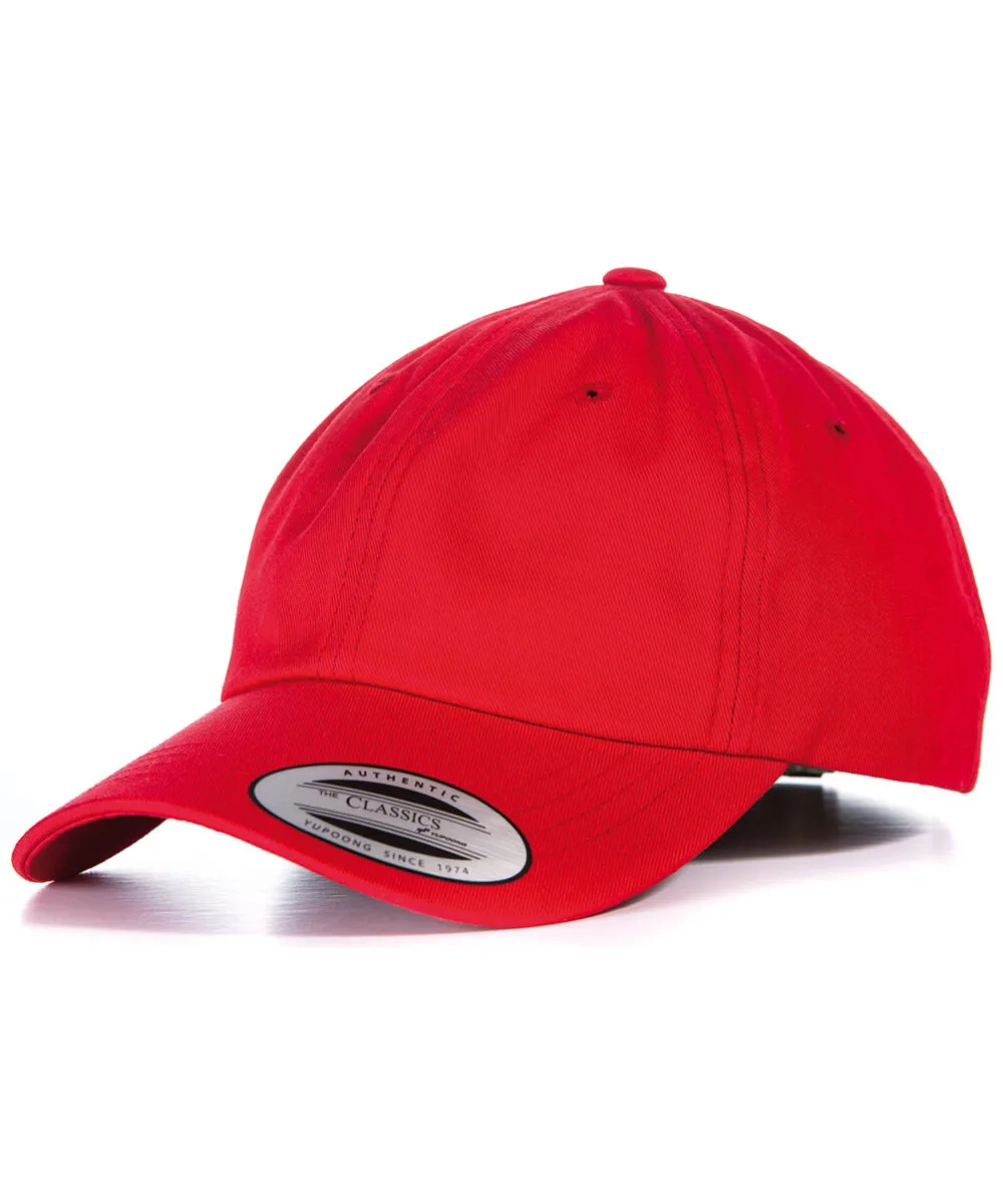 Dad hat baseball strap back (6245CM) in Red