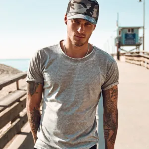 Camo trucker cap (6606C)