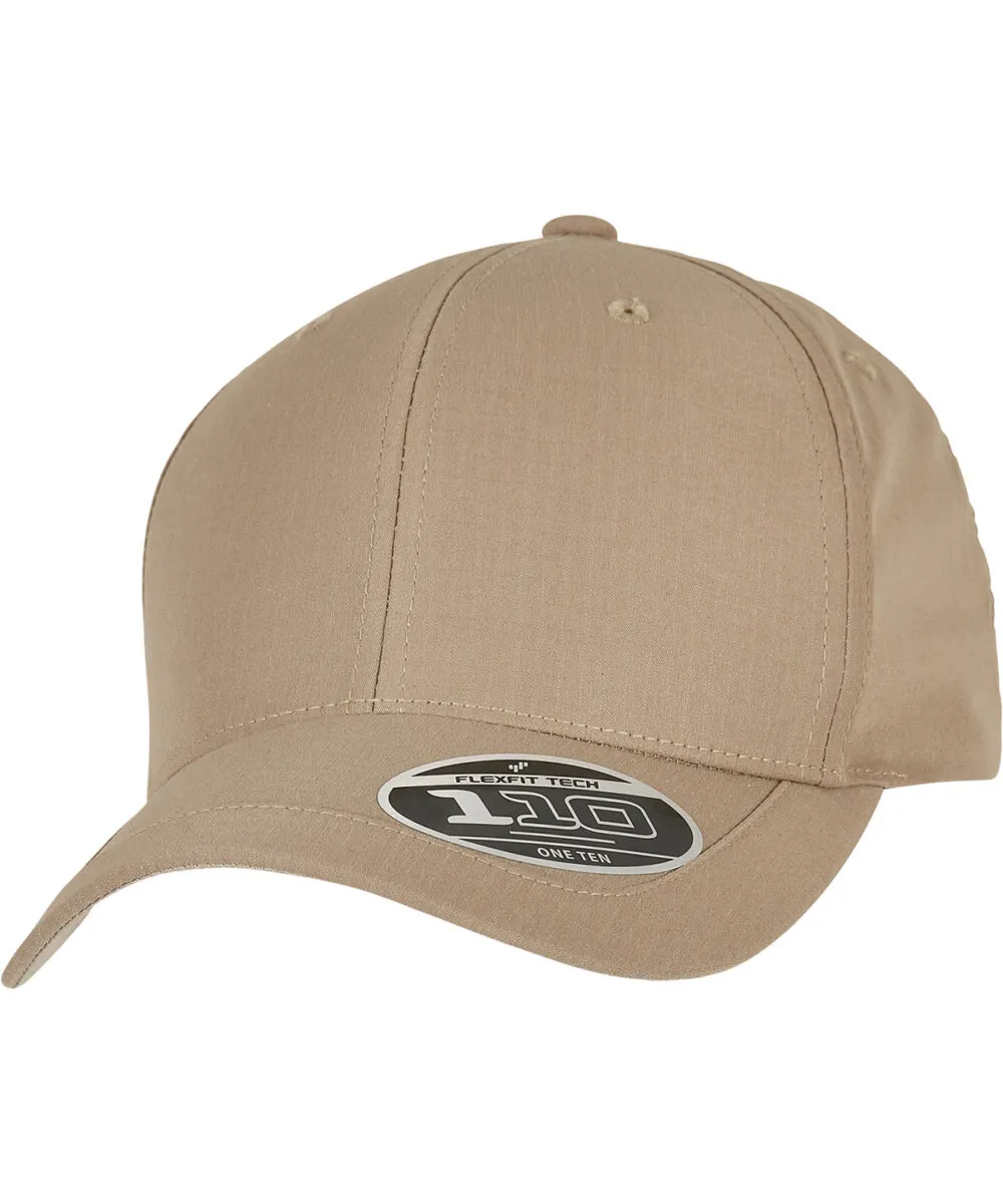 110 Flexfit Ripstop snapback (100RS) in Khaki